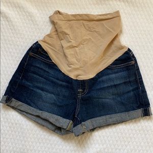 7 for all mankind maternity jean short